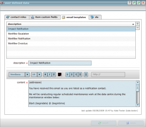 Create notification templates